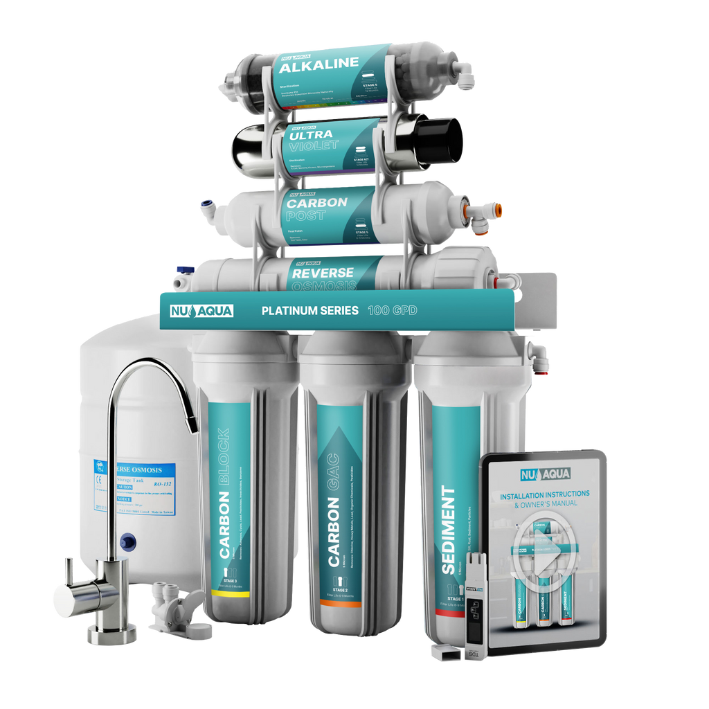 Diagram of multi-stage alkaline filter