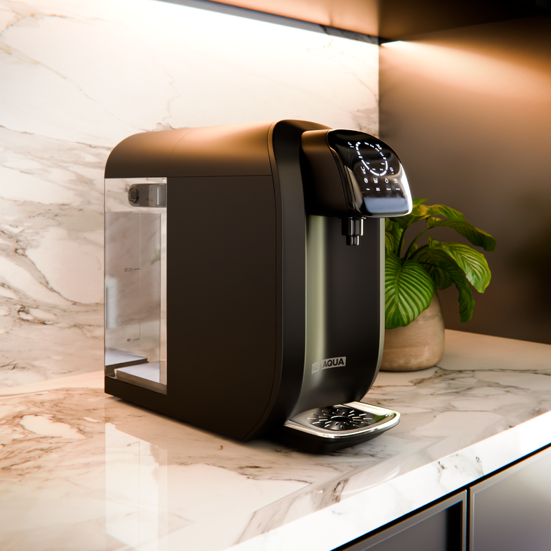 Countertop Reverse Osmosis System NU Aqua CTRO Ambient In Kitchen