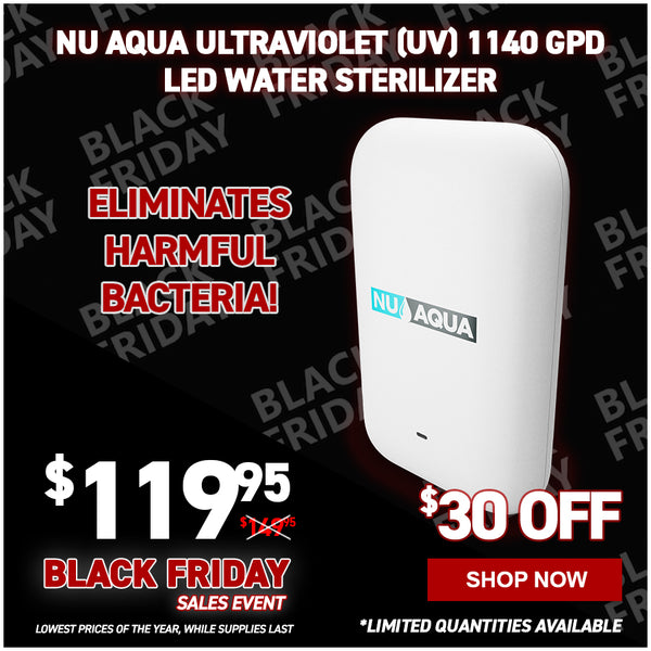 NU Aqua Ultraviolet (UV) 1140 GPD LED Water Sterilizer