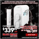 NU Aqua Efficiency Series Tankless 600GPD Alkaline Remineralization Reverse Osmosis System 2:1 Pure To Waste