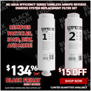 NU Aqua Efficiency Series Tankless 600GPD Reverse Osmosis System Replacement Filter Set