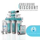 NU Aqua Platinum Series 6 Stage UV Ultraviolet 100GPD RO System