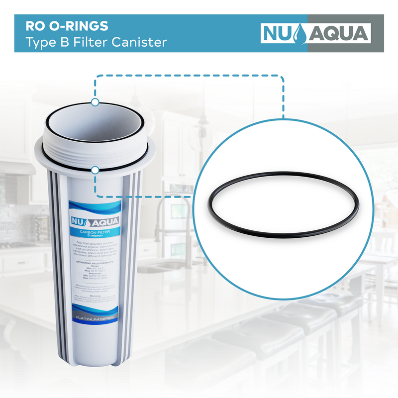 NU Aqua Water Filter System O-Ring Set