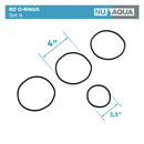 NU Aqua Water Filter System O-Ring Set
