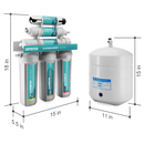 NU Aqua Platinum Series 6 Stage UV Ultraviolet 100GPD RO System