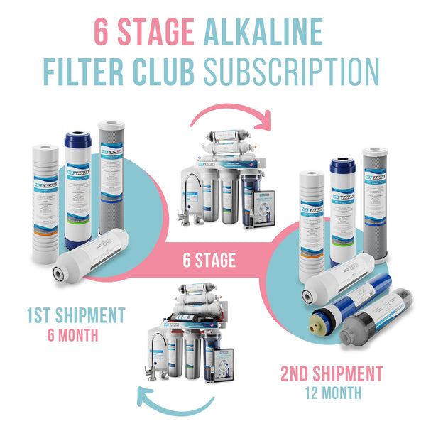 6 Stage Alkaline Subscription Filter Club
