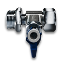 Reverse Osmosis Parts NU Aqua Feed Water Adaptor Bottom Front