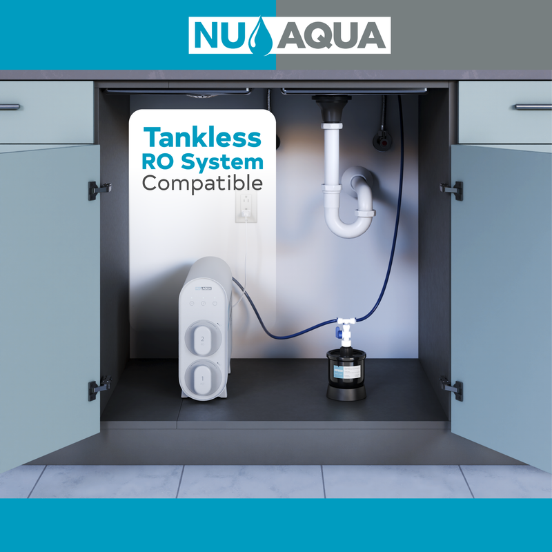 Reverse Osmosis System Parts NUAqua Mini Water Pressure Tank Compatibility Graphic