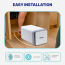 Reverse Osmosis Water Filter NU Aqua Efficiency Series Tankless 600GPD Reverse Osmosis System 2:1 Pure To Waste - Install Infograph