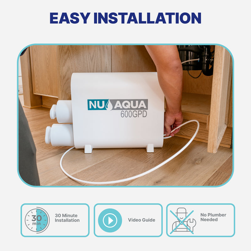 Reverse Osmosis System NUAqua Tankless600 Installation