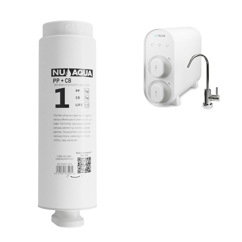 NU Aqua Tankless 600GPD Stage 1: 4-in-1 PPCB Replacement Filter
