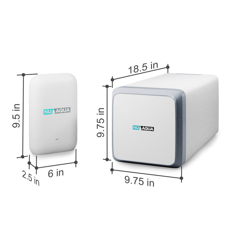 NU Aqua Efficiency Series Tankless 800GPD UV Sterilization Reverse Osmosis System 2:1 Pure To Waste