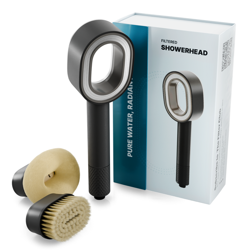 NU Aqua Handheld Filtered Showerhead - Black