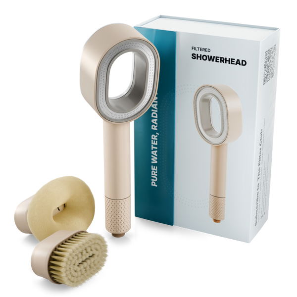 NU Aqua Handheld Filtered Showerhead - Taupe
