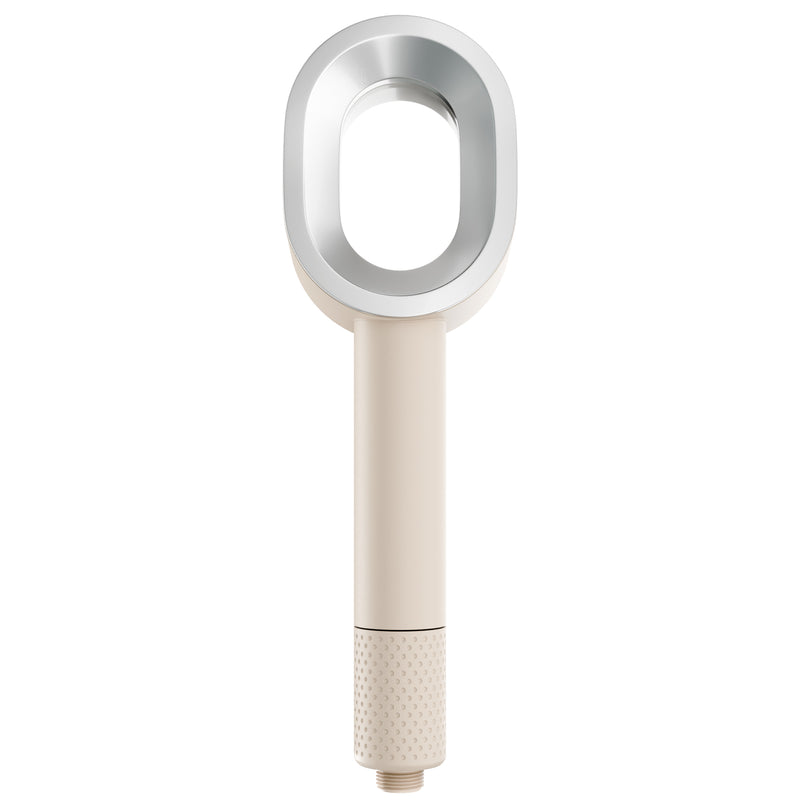 Shower Filter NU Aqua Handheld Filtered Showerhead Taupe Rear