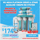NU Aqua Platinum Series 6 Stage Alkaline 100GPD RO System