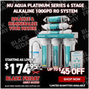 NU Aqua Platinum Series 6 Stage Alkaline 100GPD RO System