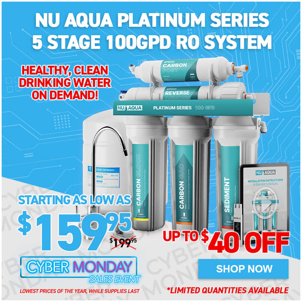NU Aqua Platinum Series 5 Stage 100GPD RO System
