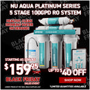 NU Aqua Platinum Series 5 Stage 100GPD RO System
