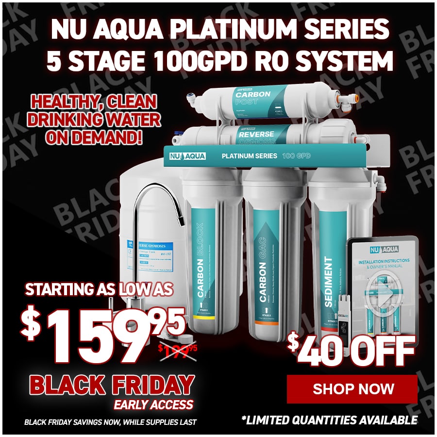NU Aqua Platinum Series 5 Stage 100GPD RO System