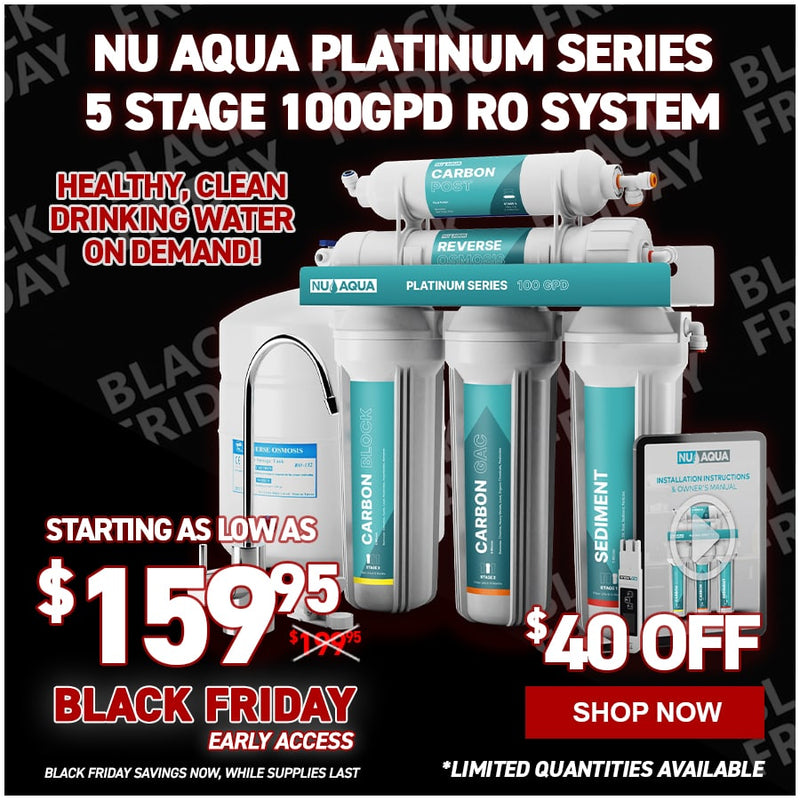 NU Aqua Platinum Series 5 Stage 100GPD RO System