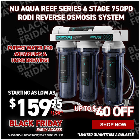 NU Aqua Reef Series 4 Stage 100GPD RODI Reverse Osmosis System