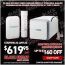 NU Aqua Efficiency Series Tankless 800GPD UV Sterilizer & Alkaline Remineralization Reverse Osmosis System 2:1 Pure To Waste