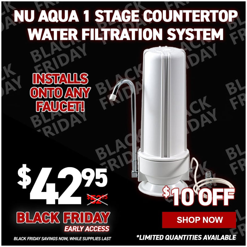 NU Aqua 1 Stage Countertop Water Filtration System