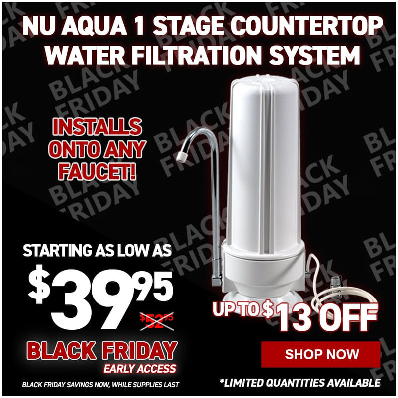 NU Aqua 1 Stage Countertop Water Filtration System