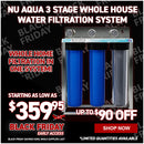 NU Aqua 3 Stage Whole House Water Filtration System