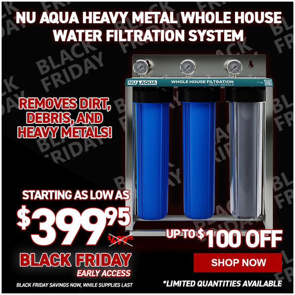 NU Aqua Heavy Metal Whole House Water Filtration System