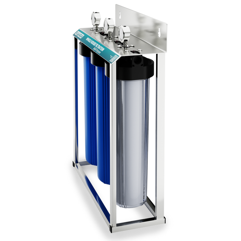 NU Aqua 3 Stage Whole House Water Filtration System