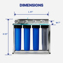 Water Filter NU Aqua Whole House Water Softener Dimensions