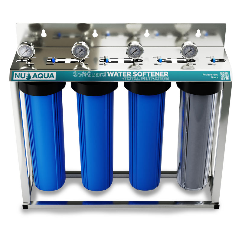 Water Filter NU Aqua Whole House Water Softener Top