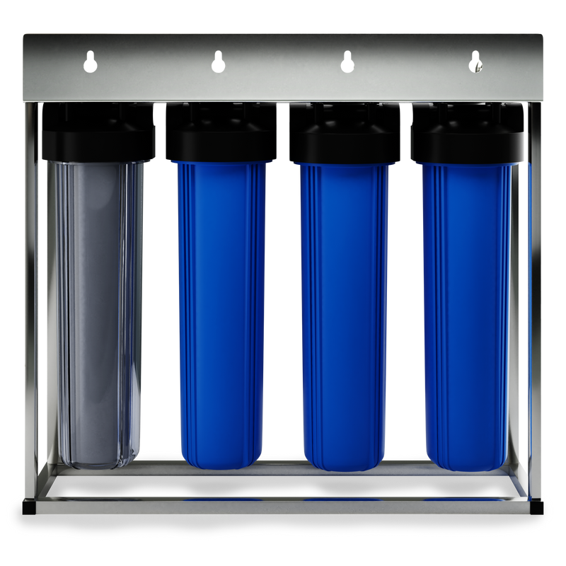 Water Filter NU Aqua Whole House Water Softener Back