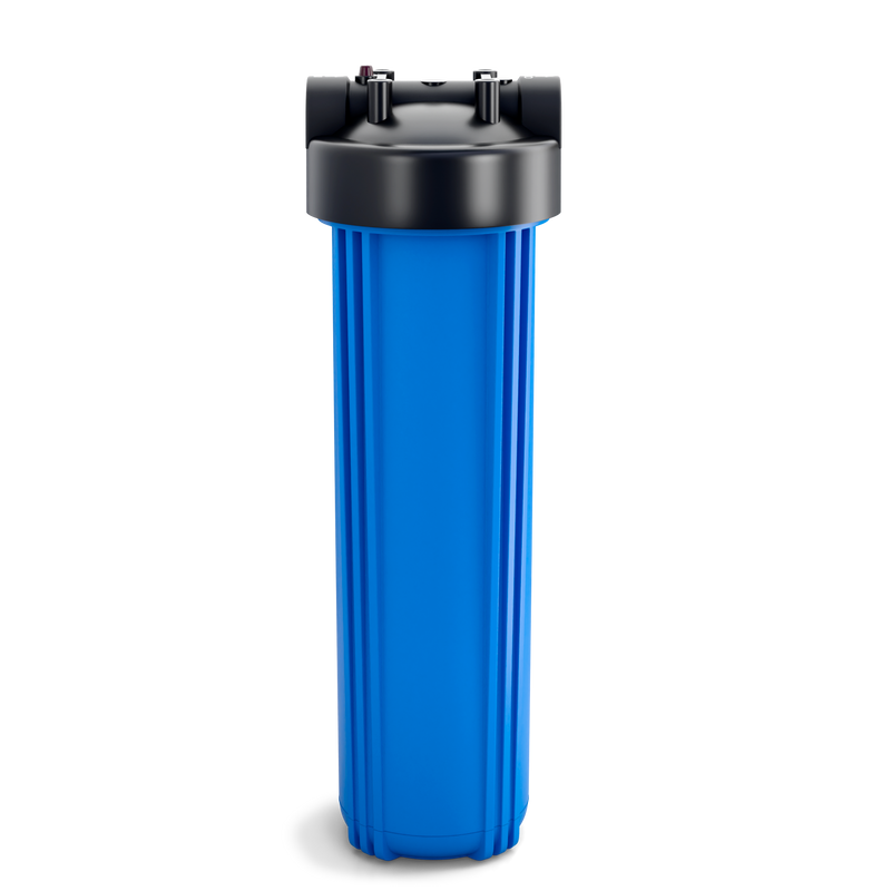 Whole House Filter Replacement NU Aqua Canister Side