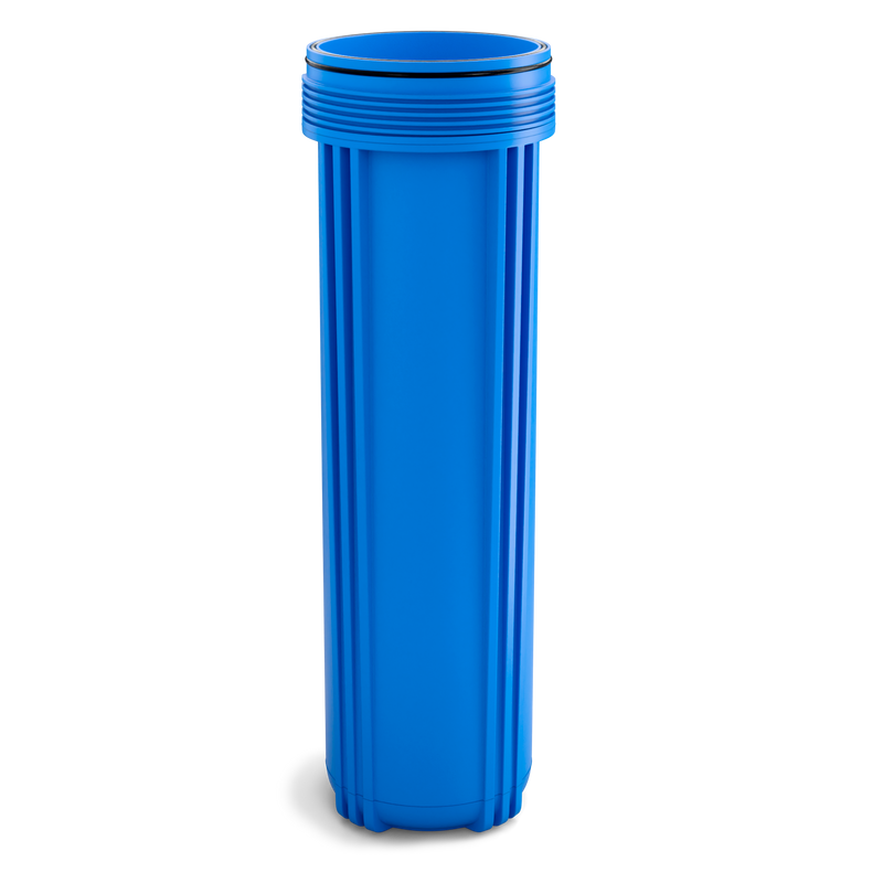 Whole House Filter Replacement NU Aqua Canister Side