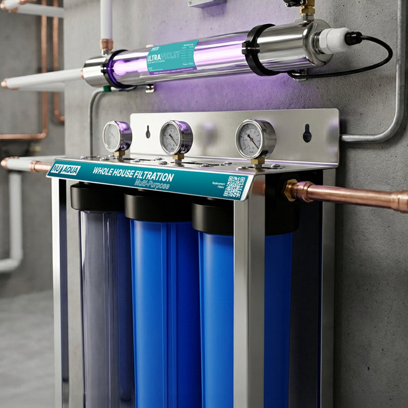 Whole House System NU Aqua UV Addon System Installed