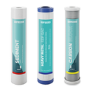 NU Aqua 3 Stage Heavy Metal Whole House System Replacement Filter Set