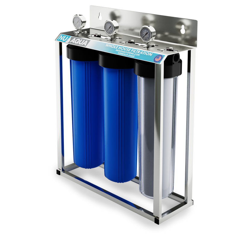 Whole House Water Filter NU Aqua 3-Stage Main