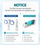 NU Aqua Undersink 1/4" Quick Change Alkaline Replacement