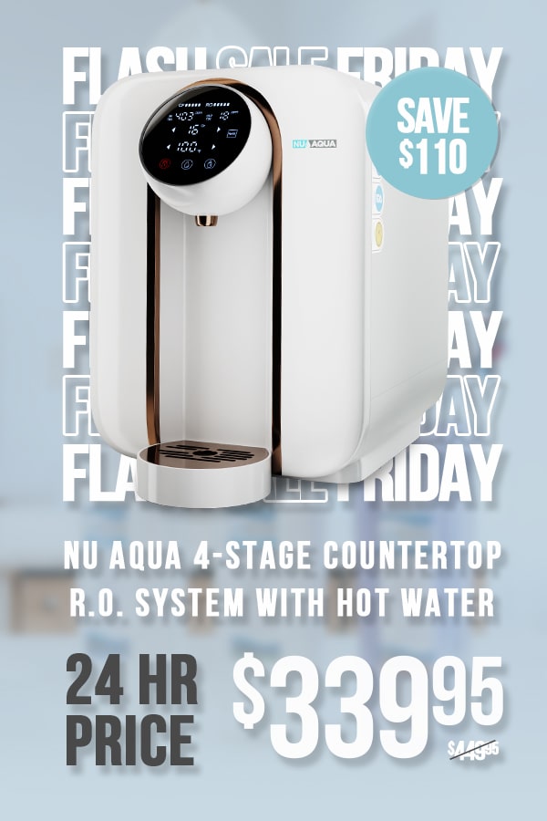 NU Aqua 4-Stage Countertop Reverse Osmosis System with Hot Water