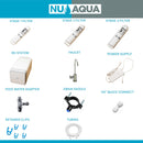 NU Aqua Efficiency Series Tankless 800GPD Alkaline Remineralization Reverse Osmosis System 2:1 Pure To Waste
