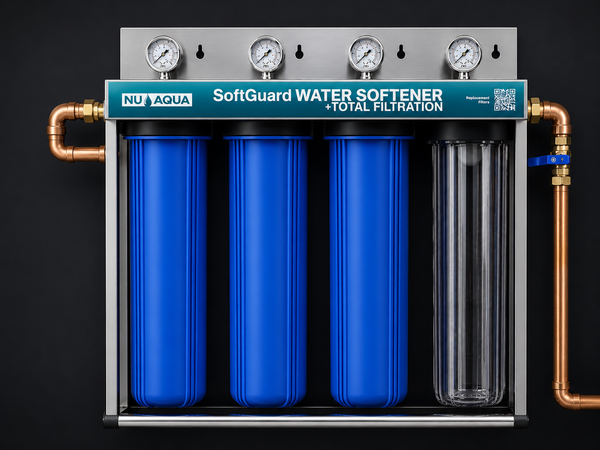 NU Aqua salt-free whole house softener system