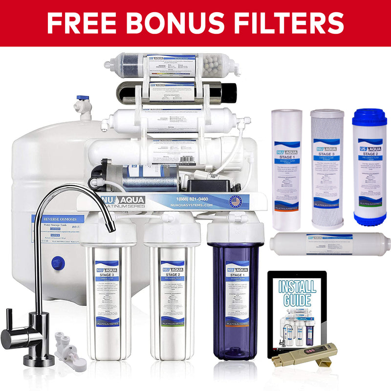 Reverse Osmosis Systems Water Filter Free Bonus Filter Kit Main