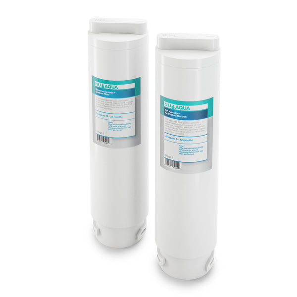 Reverse Osmosis Water Filter System NU Aqua Countertop RO Replacement Filters Bundle