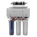 Reverse Osmosis Water Filter NU Aqua Platinum Series 6 Stage Alkaline 100GPD RO System with Booster Pump - back of system