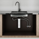 NU Aqua Undersink 3/8" Quick Change 1 Stage Filtration System - system installed under sink