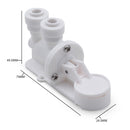 Reverse Osmosis Water Filter Fittings NU Aqua Leak Stop Valve - dimmensions