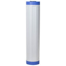Reverse Osmosis Replacement Water Filters NU Aqua 4.5" x 20" 5 Micron Whole House Granular Carbon Filter - side profile close up